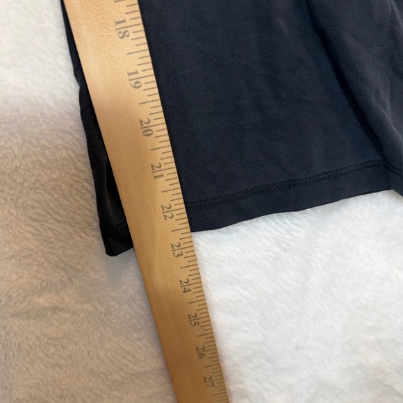 Oak & Fort Wide Leg Capri Pants Womens Size Small Black Faded Boho Modal - Picture 9 of 10